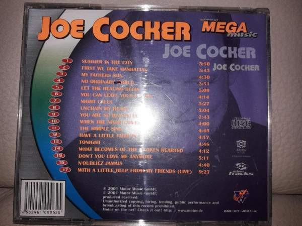 CD Best of Joe Cocker. Mega Music Takuu Vantaa – foto 3