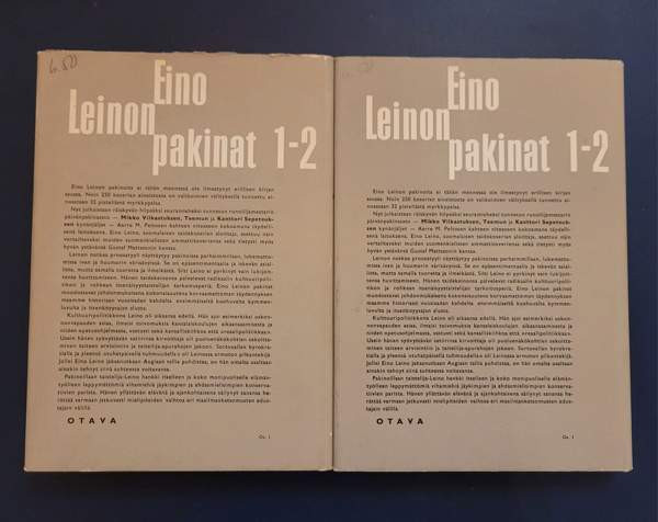 Eino Leinon pakinat 1-2 Helsinki - photo 2