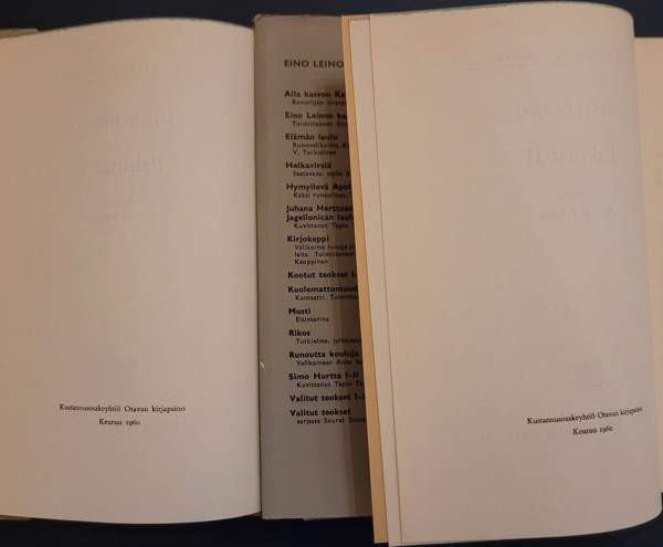 Eino Leinon pakinat 1-2 Helsinki – foto 4