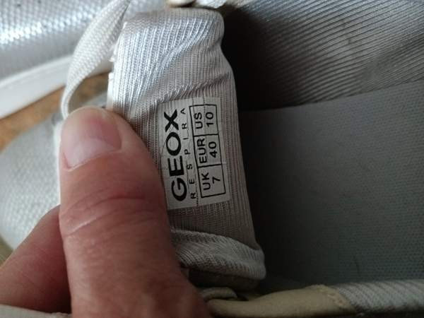 Geox respira hopeiset  tossut tennarit 40/25.5cm Helsinki - valokuva 3