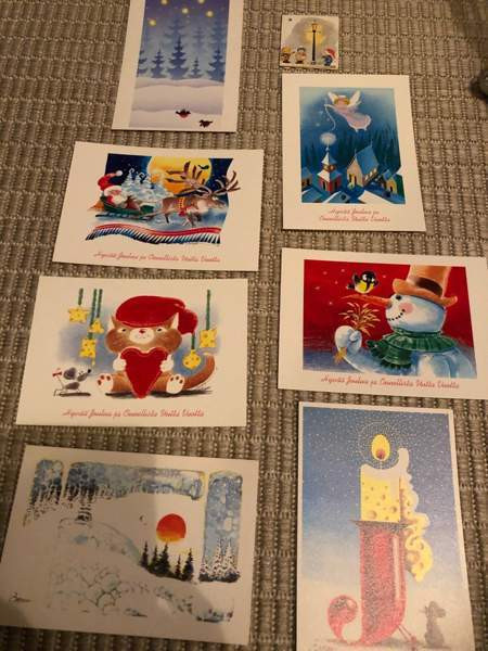 Joulukortti 8kpl Kirkkonummi – foto 1