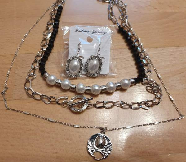 Uusi 3-os. Upea kaulakoru ja korvakorut Helsinki - изображение 1