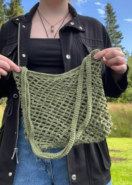 Virkattu laukku Lempaeaelae – foto 2