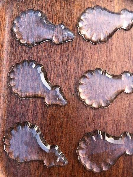 Lehdenmuotoisia kristalleja 8x5 cm Каарина - изображение 1