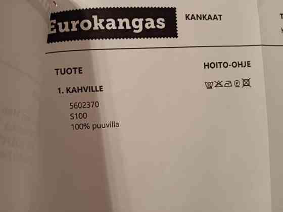 2 sivuverhoa Joensuu