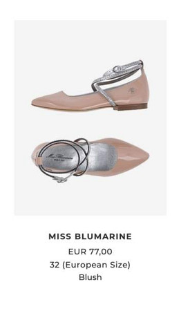 Juhlakengät/ ballerinat Miss Blumarine. Koko 32 Helsinki – foto 3