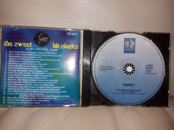 Sweet CD 1998 Hit-singies 1971-1978 Takuu Vantaa - valokuva 1