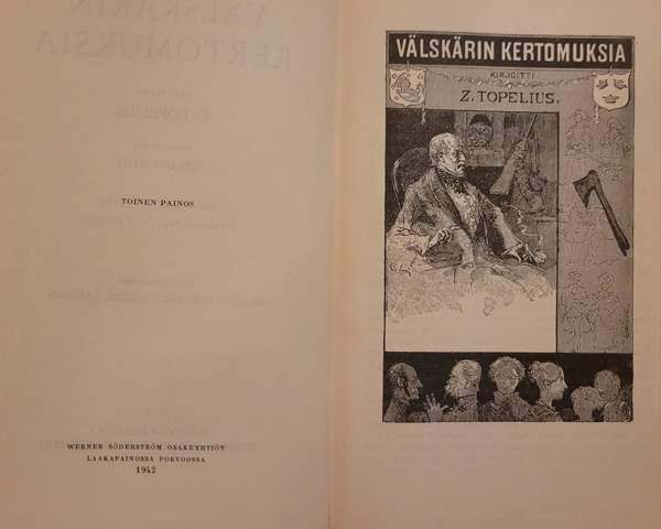 Z. Topelius: Välskärin kertomuksia (lyhen. laitos) Helsinki - photo 5