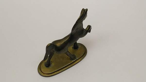 Hevonen figuuri, messinki Mikkeli - valokuva 5