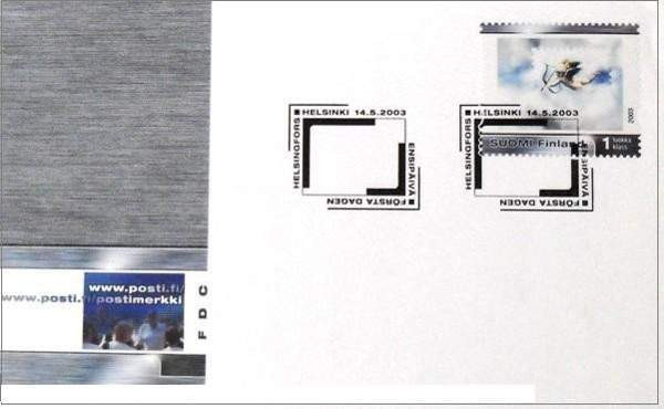 FDC/Ensipäiväkuori helsinki 14.5.2003 AMOR Oulu - valokuva 1