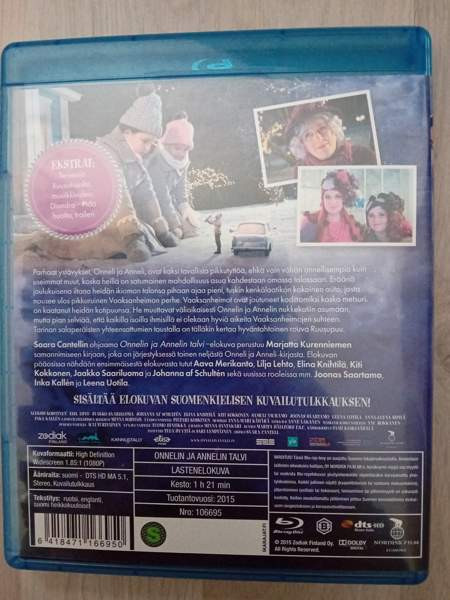Onnelin ja Annelin talvi blu-ray Kangasala - valokuva 2