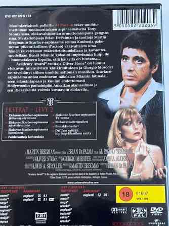 Arpinaama Scarface AlPacino 2 levyn erikoispainos. Espoo