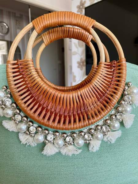 Kesäinen kangas laukku koristeineen Kouvola - valokuva 2