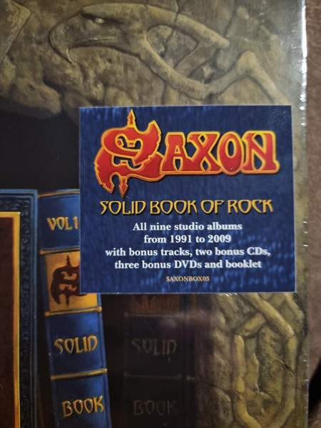 Saxon Solid Book Of Rock Box Ii - photo 1