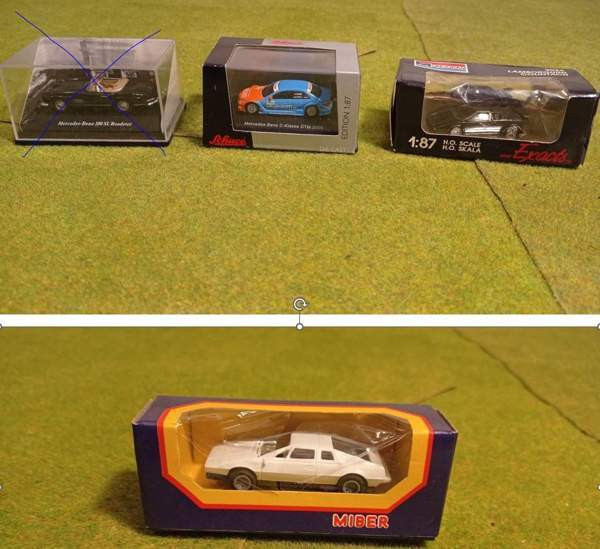 3 ripeää autoa boksissaan (H0) Тампере - изображение 1