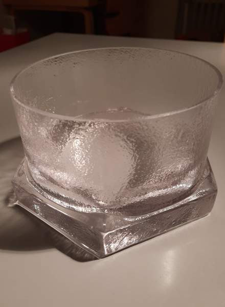 Lasimalja kulho Bulten design Gösta Sigvard Helsinki – foto 2