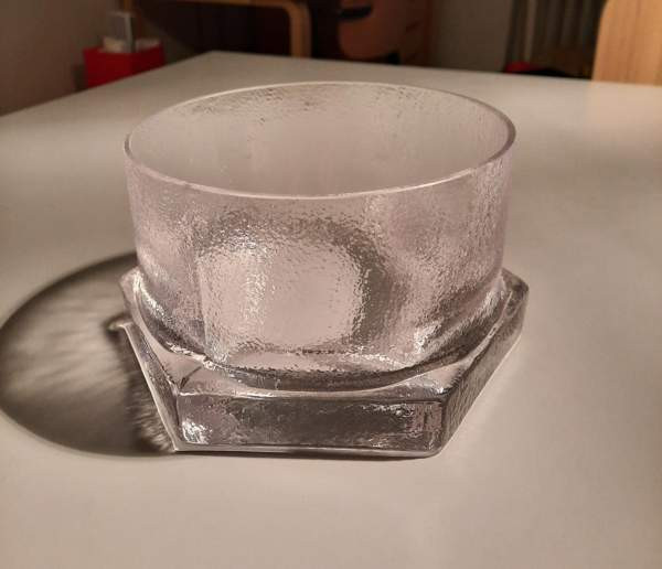 Lasimalja kulho Bulten design Gösta Sigvard Helsinki – foto 5