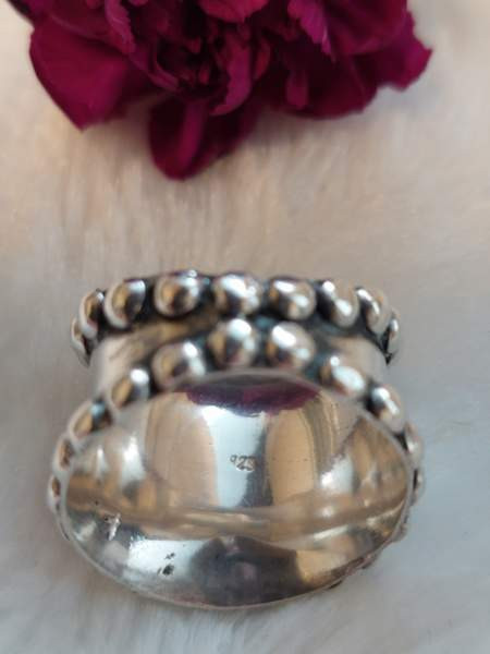 830 hopeinen muhkea sormus. Koko 20. Lahti - photo 7