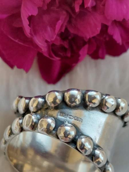 830 hopeinen muhkea sormus. Koko 20. Lahti - photo 8