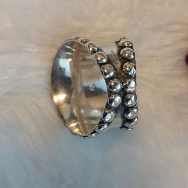 830 hopeinen muhkea sormus. Koko 20. Lahti - photo 6