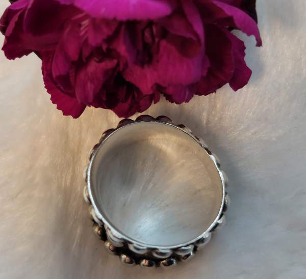 830 hopeinen muhkea sormus. Koko 20. Lahti - photo 5