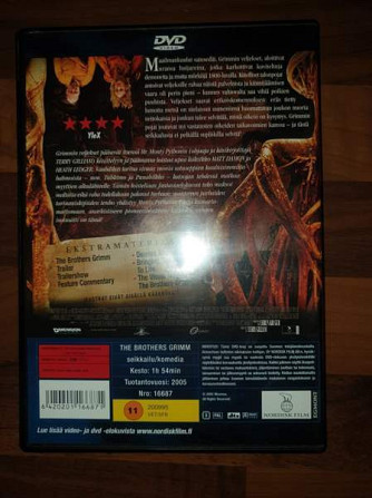 DVD: Grimmin veljekset (Komedia / seikkailu) Rauma - photo 2