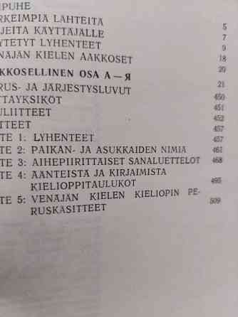 Venäjää opiskelevan sanakirja Тампере