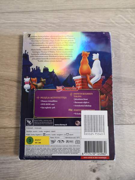 Disneyn Aristokatit juhlajulkaisu DVD Espoo - photo 2