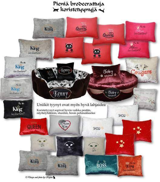 Koristetyynyjä, pieniä, uusia 15e kpl, tai 2kpl on 10e kpl Вантаа - изображение 1