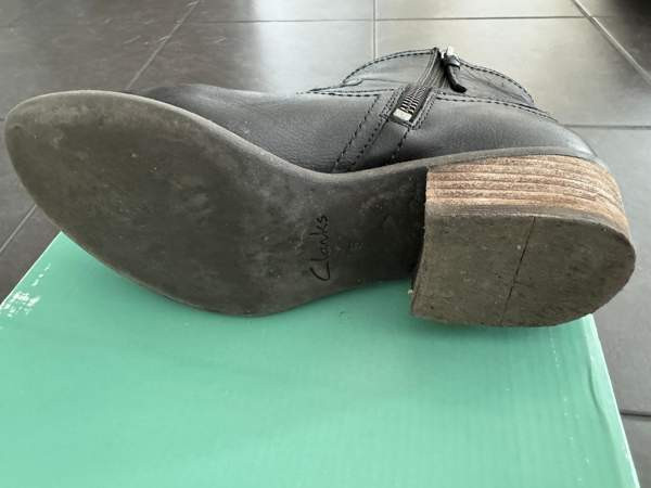 Clarks Moonlit Cool mustat nahkanilkkurit koko 38 Лахти - изображение 3