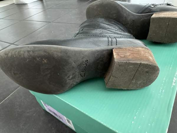 Clarks Moonlit Cool mustat nahkanilkkurit koko 38 Лахти - изображение 4