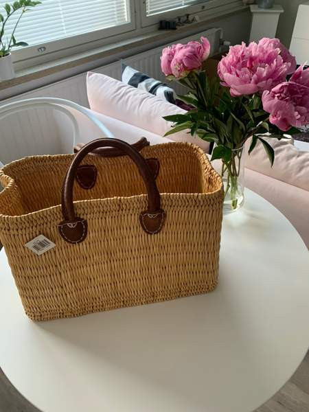 UUSI korikassi / kesäkassi / piknikkori 28x43cm Helsinki – foto 1