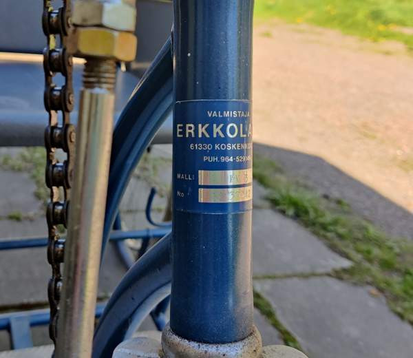 Erkkola käsipyörä, AITO Koskenkorvalainen kolmipyörä Nakkila - valokuva 6