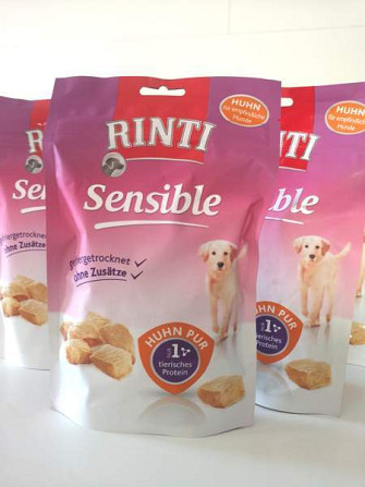 6 packs x Rinti Sensible dog snacks, chicken, 120g Нурмиярви - изображение 2