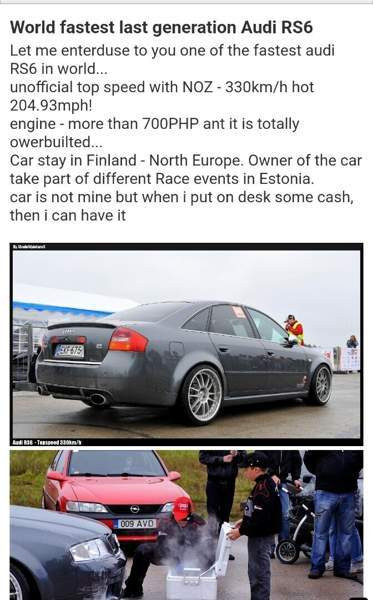 Audi RS6 Mänttä-Vilppula - valokuva 4