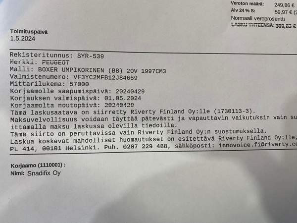 Peugeot Boxer Vantaa - valokuva 7