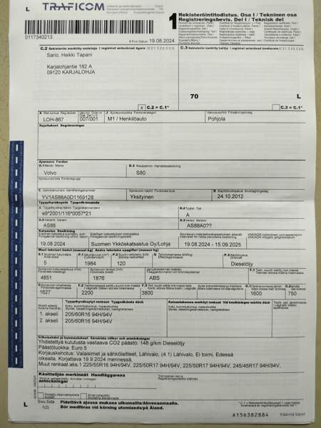 Volvo S80 Lohja - photo 8