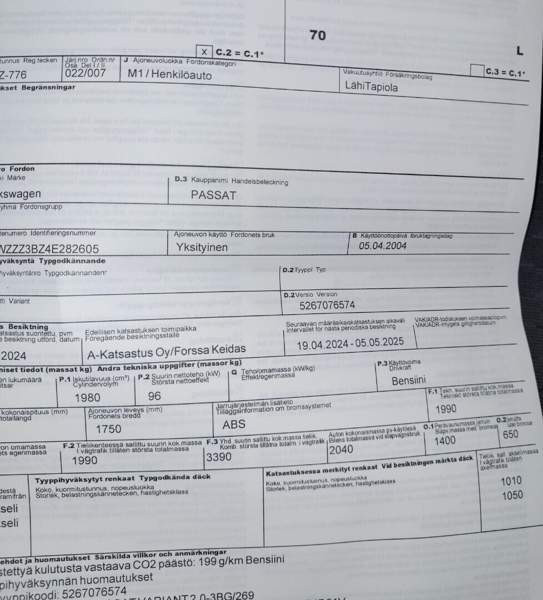 Volkswagen Passat Hämeenlinna - valokuva 1